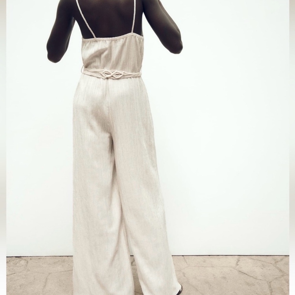 Zara Ecru Jumpsuit